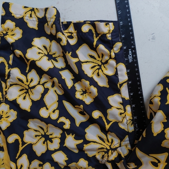 Plugg Co Yellow Blue Shorts 40 Original Cargo Equip Water Pull-On  Drawstring - Picture 4 of 8